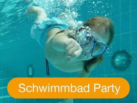 Schwimmbad-Kindergeburtstagsparty